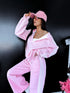 2в1 комплект "PINK LOVE EC8025" - розовый